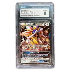 Solgaleo GX 89/149 Pokemon Card CGC NM/Mint 8 Holo English Sun & Moon TCG CCG